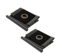 2 sacchetti universali compatibili con aspirapolvere Philips Electrolux LG Haier Samsung e Amazon Basics da 1,5 l, riutilizzabili e lavabili, colore grigio
