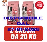 SIMBA CANE SECCO MANZO 20 KILOGRAMMI
