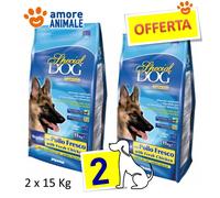 2 SACCHI - MONGE Special Dog Regular con Pollo Fresco Kg.15 - Crocchette cane