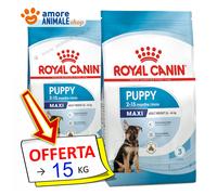 Royal Canin Maxi Puppy 15 kg Cucciolo Riso, Vegetale