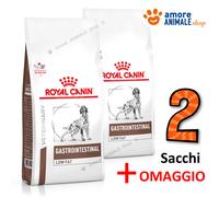 2 SACCHI - Royal Canin Dog VD GASTROINTESTINAL LOW FAT → 12 kg + OMAGGIO - Cane