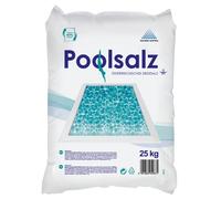 Saline, sale da piscina, 25 kg, per piscina di acqua salata e piscina, sale bollente ad alta purezza, 99,9% NaCI I sale solubile rapidamente, adatto per analisi elettrolisi, sostituto naturale del