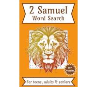 2 Samuel Word Search Puzzle Book: Word Searches with Easy to Read Print About 2 Samuel | 6x9 inches | 110 Pages | 50 + Puzzles...Gift for Vacations, Holidays, and Relaxing