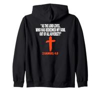 2 Samuele 4:9 Versetti della Bibbia Scrittura Felpa con Cappuccio