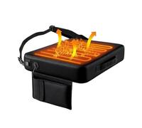 2. Scaldino elettrico portatile con temperatura regolabile, base antiscivolo, per pesca sul ghiaccio, sport invernali, campeggio, pesca all'aperto