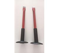 2 SCALPELLi DA MURATORE PIATTi CON PARAMANO LUNGHEZZA 30 CM CIRCA