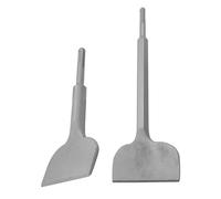 2 scalpelli larghi piegati per piastrelle pesanti martello elettrico trapano scalpelli strumento per piastrelle vecchi intonaci muro cemento durevole