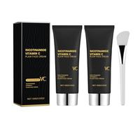 2 Scatole Crema Per Il Trucco Multifunzionale Semplice Crema Viso Con Niacinamide E Vitamina C Pennello Per Maschera Di Bellezza Correttore Naturale Illuminante Per La Pelle A Forma Di Coltello