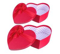 2 scatole da imballaggio for regali di fiori conservati, custodie for regali di compleanno, for ragazze, articoli sfusi for contenitori di caramelle, involucri, rack di carta, sposa, rosso romantico/3