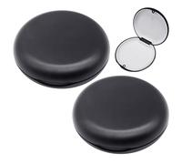 2 scatole dentali, contenitore per protesi, scatola di immagazzinaggio, contenitore fisso, paradenti, scatola per denti (nero)