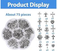 2 Scatole Di Accessori Per Unghie Punk E Pinzette Da 1 Pezzo, La Superficie Della Vernice Brillante Non È Facile Da Sbiadire, Accessori Per Unghie Personalizzati, Argento).