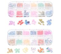 2 scatole di Pasqua Nail Art Polymer Argilla Sheet Decor per le donne Unghie