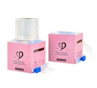 2 scatole di pellicola trasparente per tatuaggi per trucchi permanenti, labbra, pellicola trasparente per tatuaggi con kit microblading (rosa)