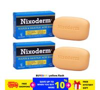 2 scatole di sapone NIXODERM allo zolfo e all'acido salicilico 100 g - proble...