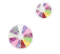 2 Scatole Kit Decorazione Unghie a Stelle in Pvc , Set Misto | 2 Scatole Incluse, Uso DIY e Negozio, Accessori per Manicure Stile Casuale