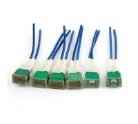 2 scatole portafusibili in linea con guscio in plastica verde bianco cavo 40A for auto