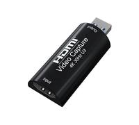 2 schede di acquisizione video 4K for HDMI a USB 3.0, registrazione di giochi for fotocamera, laptop, PC, streaming live 1080P 60 fps