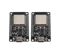 2 Schede di Sviluppo ESP32 2.4GHz WiFi 2 In 1 Modulo Dual Core MCU A Basso Consumo per Domotica DIY