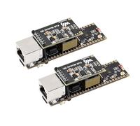 2 schede di sviluppo Ethernet ESP32-S3 PoE, porta ETH RJ45 da 10/100 Mbps, processore dual core da 240 MHz, porta di tipo C integrata e slot per schede TF, supporto WiFi e BLE e comunicazione Ethernet