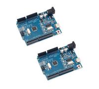 2 schede microcontrollori con cavo USB, A16U2, compatibili con progetti Arduino IDE, non sono necessari driver, conforme alla direttiva RoHS, con cavo USB (Type-C)