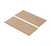2 schede PCB non tagliate 6,5 x 14,5 cm su un lato in rame 0,2 mm di spessore 1 mm apertura 2,54 mm distanza tra i fori per elettronica