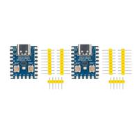 2 schede RP2040-Zero, scheda di sviluppo compatta per microcontrollori, basata sul processore Raspberry Pi 2040 Dual-Core ARM Cortex M0+, supporto C/C++/Python Development (con pin non saldatati)