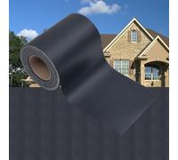 2 schermi per la privacy, da giardino, grigio scuro, 35 x 0,19 m, in PVC, resistente alle intemperie, protezione della privacy, design moderno, durevole, separazione del patio, decorazione per esterni