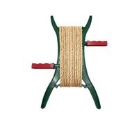 2 scomparti per luci natalizie - bobina semiautomatica ABS | supporto per organizzatore per cavi multiuso manico rotante 15 x 30 cm, per prolunghe decorazione vacanza, fili