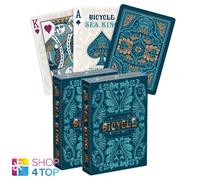 2 SEA KING Bicycle Playing Cards Deck Magic Tricks Poker Games Made In USA New