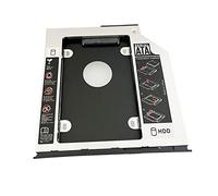 2° Secondo Disco Rigido HDD SSD Vassoio telaio Caddy ottico per HP ZBook 15 ZBook 17 G1 G2 con copertura della cornice del pannello frontale