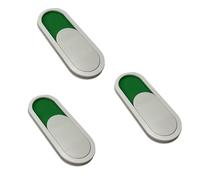 2 Segnale scorrimento per la privacy del gancio antigraffio per porta libera/occupata per i bagni, l ' ufficio, l ' hotel, la segnaletica per la privacy della conferenza, Oval 10X4cm White