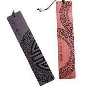 2 segnalibri in legno con ciondolo, segnalibri vintage intagliati, divisori per pagine di libri, marcatura laterale per amanti, studenti, letture da leggere