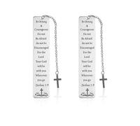 2 segnalibri religiosi, segnalibri regalo cristiani, disegni divertenti personalizzati, segnalibri ispiratori, segnalibri biblici, adatti per la decorazione