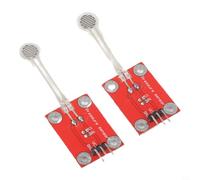 2 sensori di pressione a strato sottile, 0-5 kg, sensore di potenza FSR ultra sottile per Arduino e robotica, alta precisione < 0,3 mm, per progetti fai da te Smart Home (bianco)