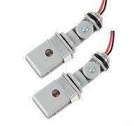 2 sensori fotocellula resistenti alle intemperie per luci esterne, funzionamento automatico dal tramonto all'alba con funzione di ritardo intelligente per ridurre al minimo le interruzioni della luce