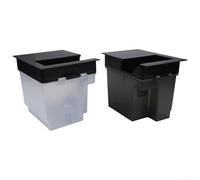 2 serbatoi d'acqua di ricambio per ECOVACS per DEEBOT X11 OmniCyclone, X11 Pro e X11 Pro per OMNI, accessori per aspirapolvere robot con serbatoio di acqua fresca e sporca in plastica PE per una