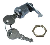 2 serrature a chiave per la porta delle biciclette a pedana Peruzzo Pure Instinct Argento