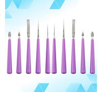 2 Set / 10 Pz Perline Foro Alesatore Ago Molatura Perline Alesatura Opener