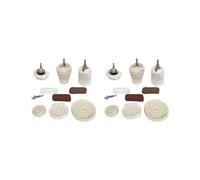2 Set 10/Set di Tamponi Lucidanti Kit Ruota Buffer Pad per Auto Lucidatrice Kit