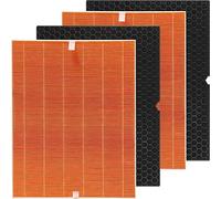 2 set 116130 filtro di ricambio H compatibile con Winix 5500-2 purificatore d'aria e Winix AM80, 2 filtri True HEPA e 2 filtri a carbone attivo