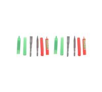 2 Set 14 mm x 150 mm scalpello per punta quadrata e scalpello piatto per martello rotante