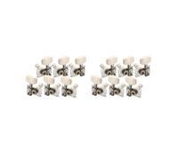 2 set 3R3L Open Gear Classical Folk Guitar String Tuning Pioli Accordatori Chiave di Bloccaggio