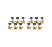 2 set 3R3L String Tuning Peg Tuner Open Oval Button Heads per chitarra folk acustica