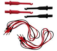 2 Set 4mm Banana Plug Multimeter Leads with Insulated Piercing Probes Automotive Electrical Clips Copper Conductive Circuit Tester