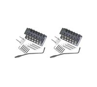 2 set 6 corde chitarra elettrica tremolo ponte con Whammy Bar per ST SQ nero