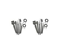 2 set 6 in 1 Kit di Pulizia Tastiera Semplice Spolverare Accessori Manutenzione Detergente Tastiere Strumenti Puliti Set di pennelli Accessori per computer