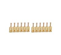 2 set 6 pezzi ponte tremolo String Roller Saddle chitarra elettrica parti oro