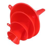 2 set / 8 pezzi imbuti di plastica cherosene imbuti liquidi per auto da cucina