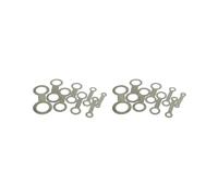 2 set 8 Pezzi/set In Acciaio Inox Sassofono Pad Rimovibile Manuale Professionale Sax Soprano Kit di Riparazione Strumento Musicale Hardware