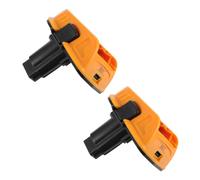 2 Set Adattatore per Pile al Litio 18v 3a Porta USB in ABS | Convertitore per Utensili 18v e 20v, Alimentazione Mobile, Ricarica Rapida per Dispositivi USB